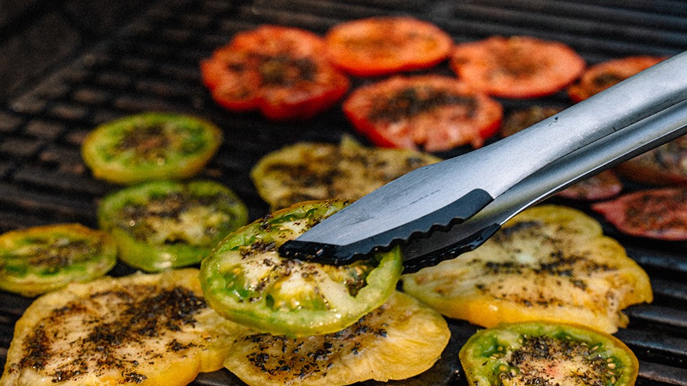 Image of Grilled Heirloom Tomatoes