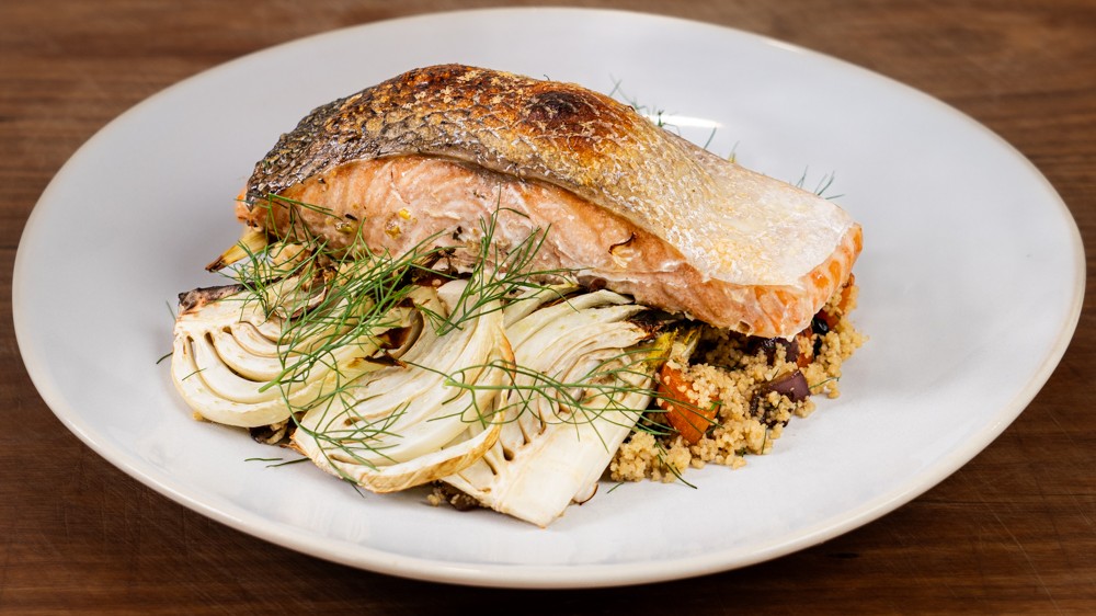 Image of Salmon, fennel and couscous