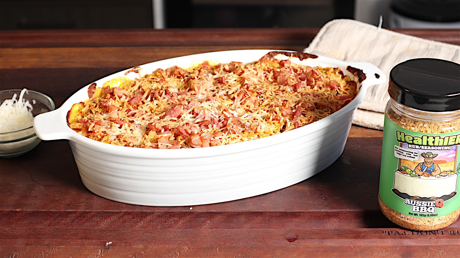 baked mac and cheese with bacon