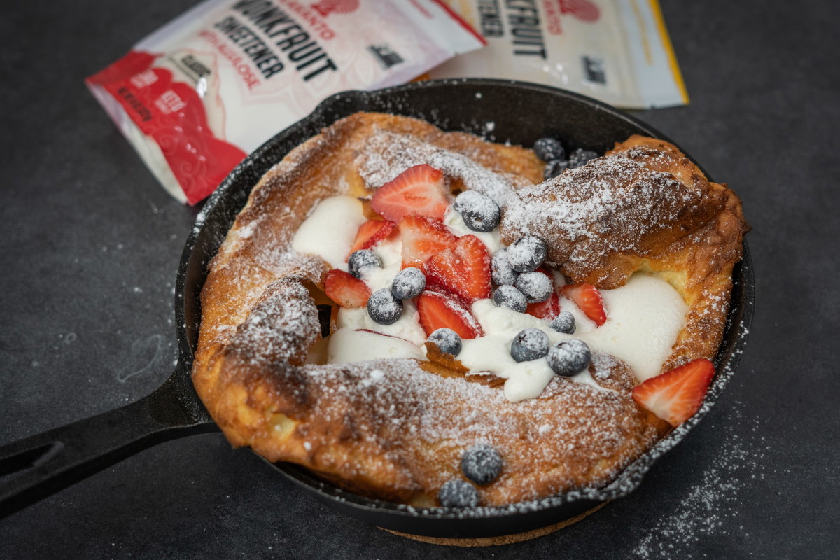 Dutch Baby Pancake with Allulose