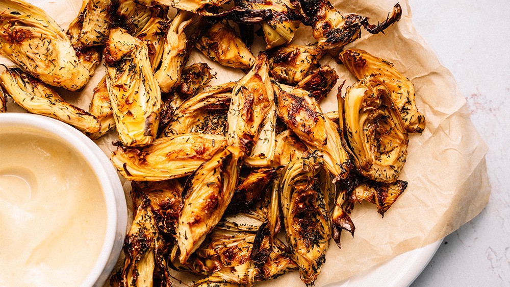 Image of Crispy Artichoke Dippers and Aioli