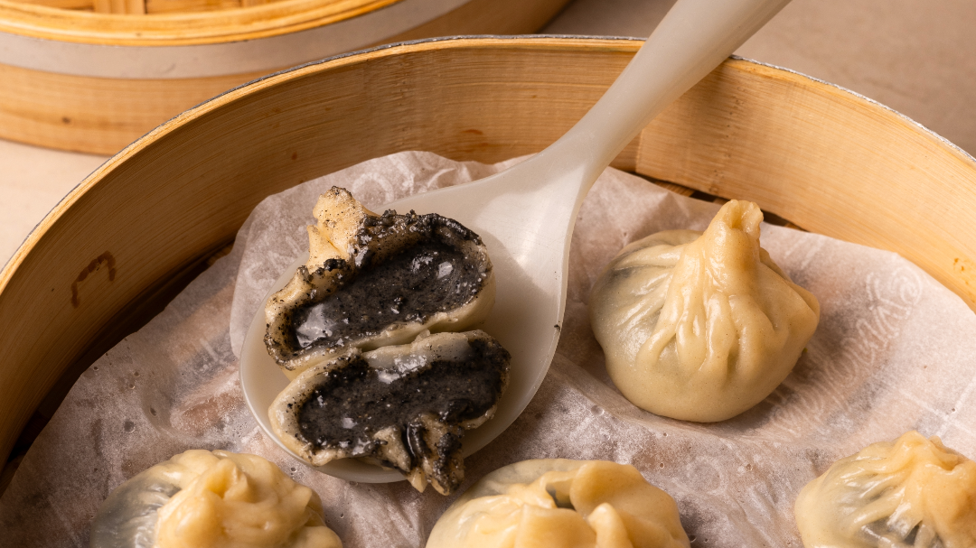 Image of Black Sesame XLB (Mochi Dumplings)