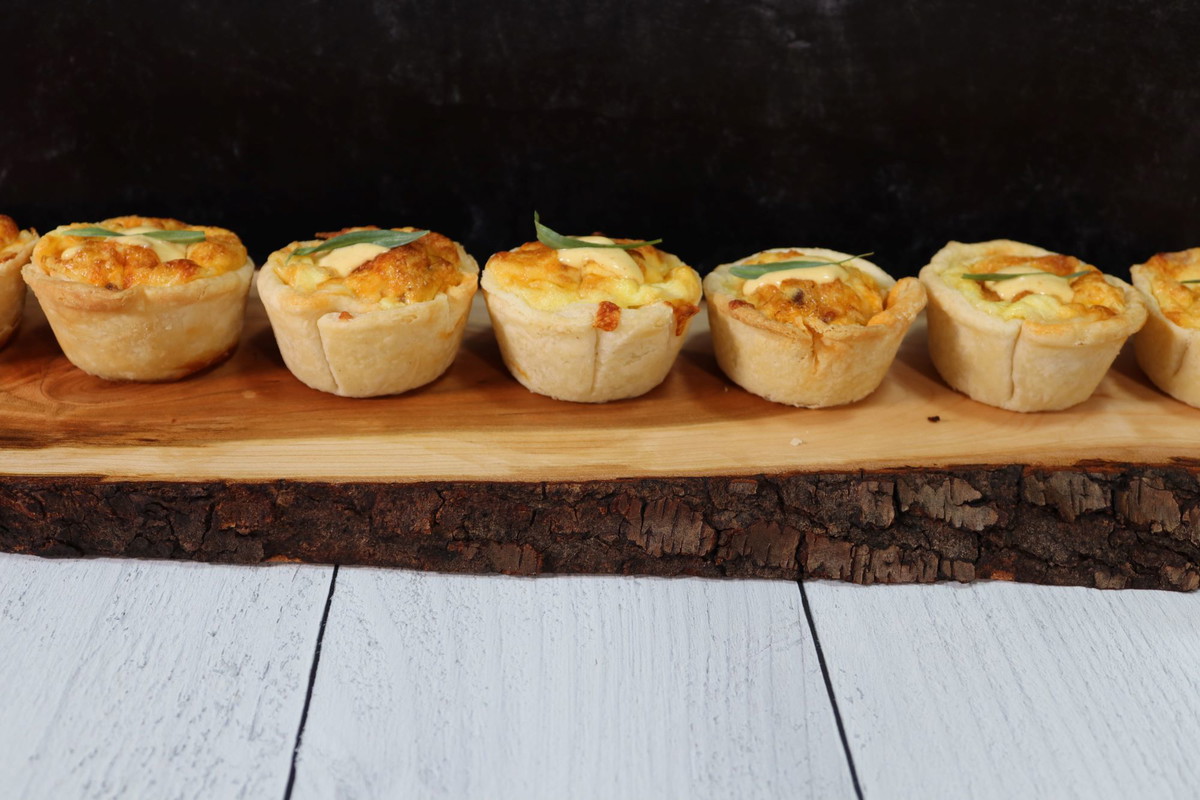 Mushroom & Gouda Mini Quiche