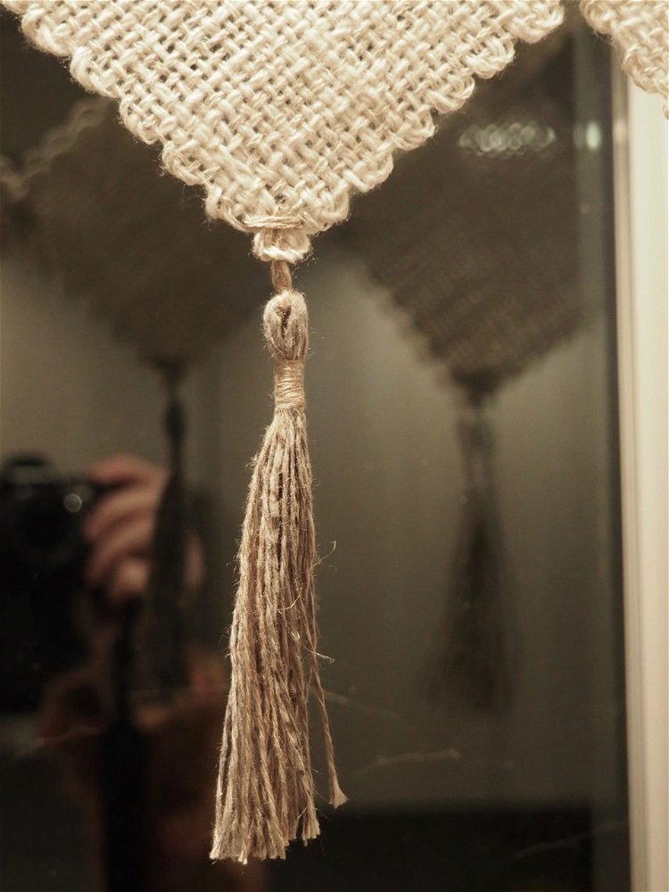 Image of Then make tassels out of the Bella Fino and attach...
