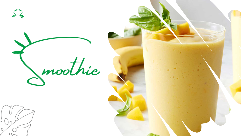 Image of Vanilla Mango Smoothie For Winter Blues