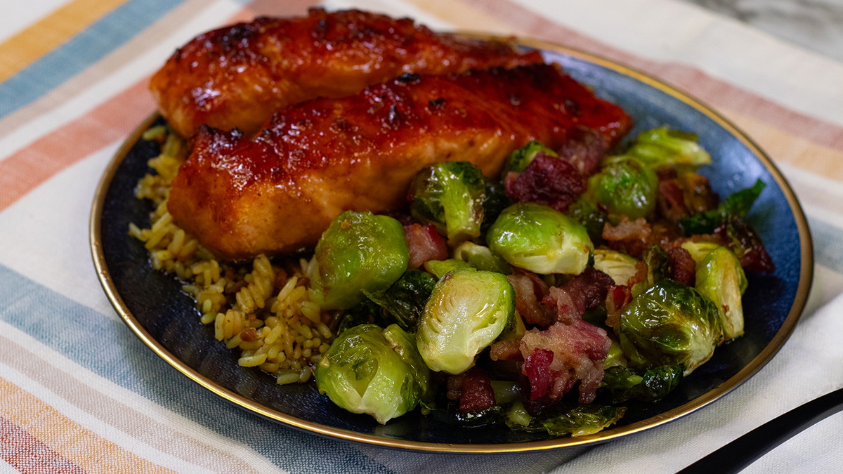 Quick, easy, and delicious bacon Brussel sprouts!