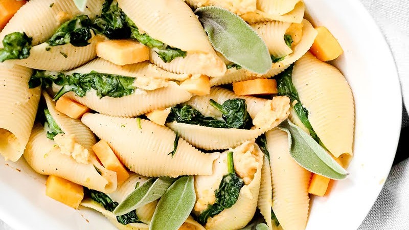 Image of Butternut Squash & Spinach Stuffed Shells (Dairy-Free)