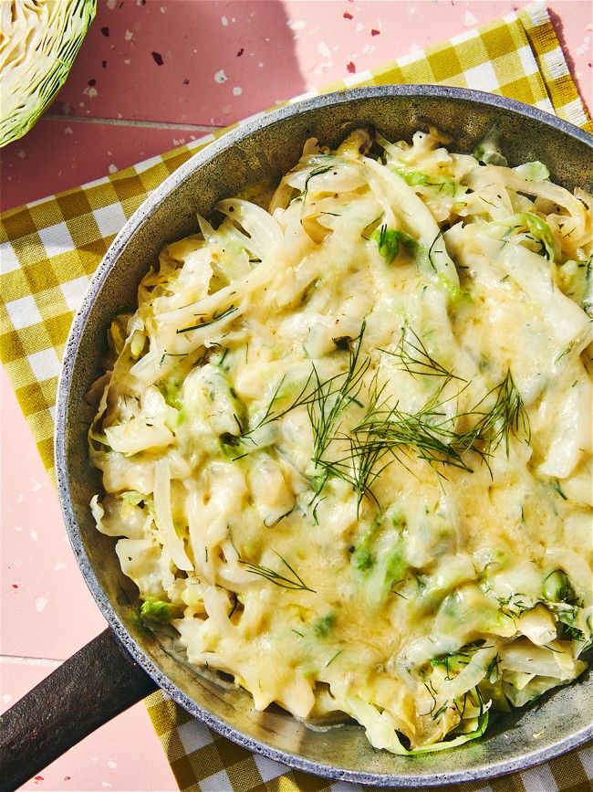 Image of Cheesy Cabbage Sauté