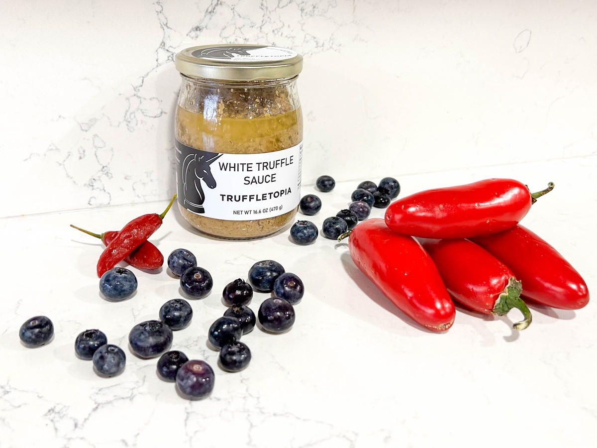 Red White & Blue - White Truffle Hot Sauce Recipe