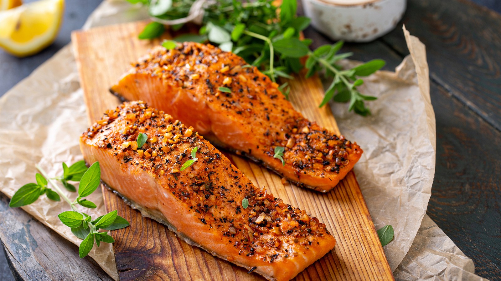 Image of Spiced Up Salmon And Broccolini