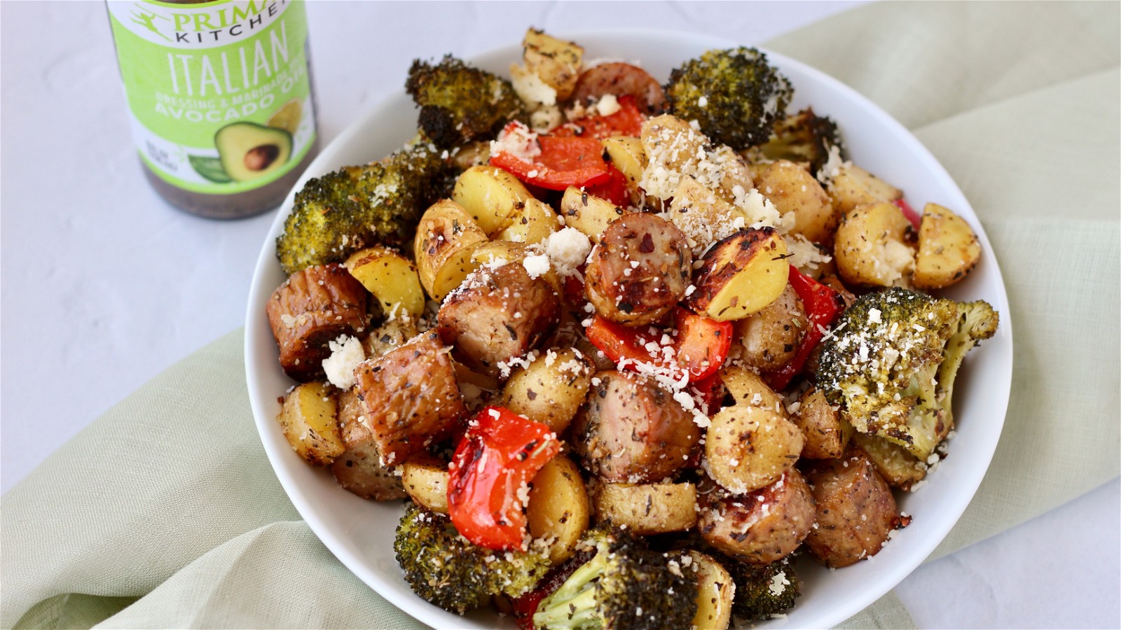 Image of Sheet Pan Sausage and Veggies