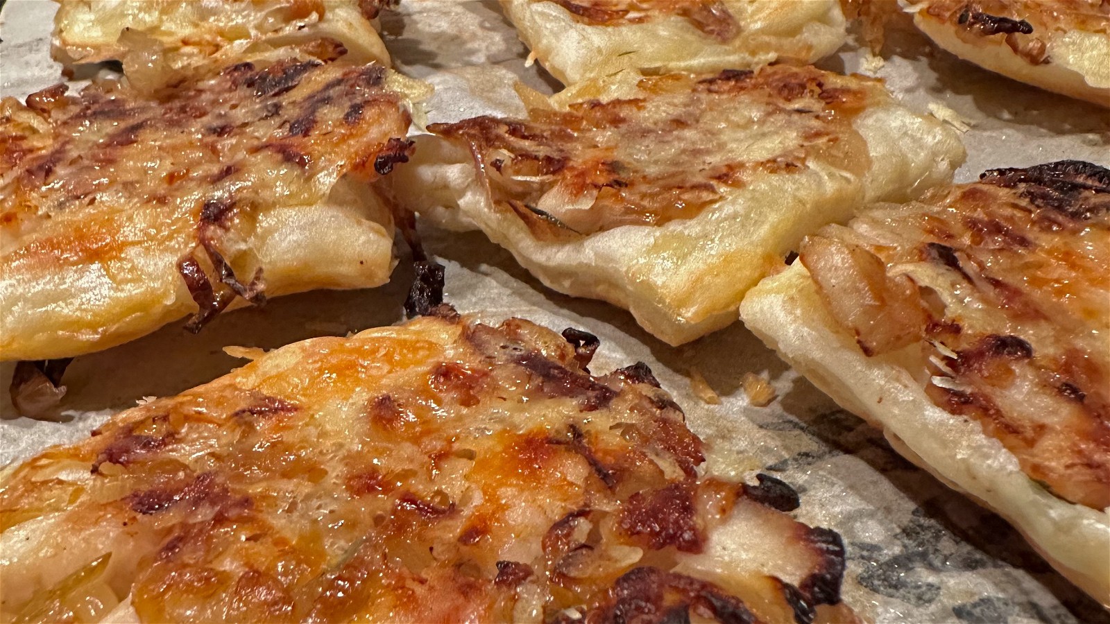 Image of Sweet and Savoury Caramelized Shallot & Gruyere Upside-Down Tarts