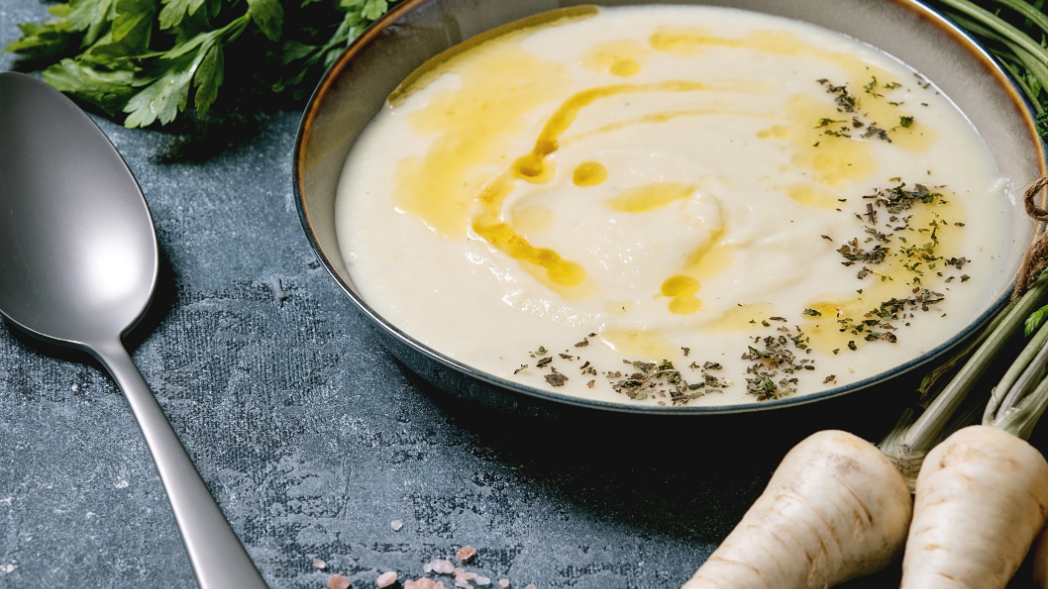 Image of Soupe crémeuse de panais et pommes