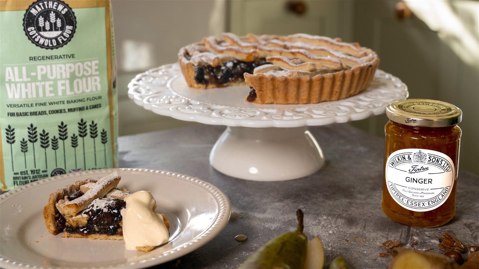 Image of Pear and Ginger Mincemeat Tart