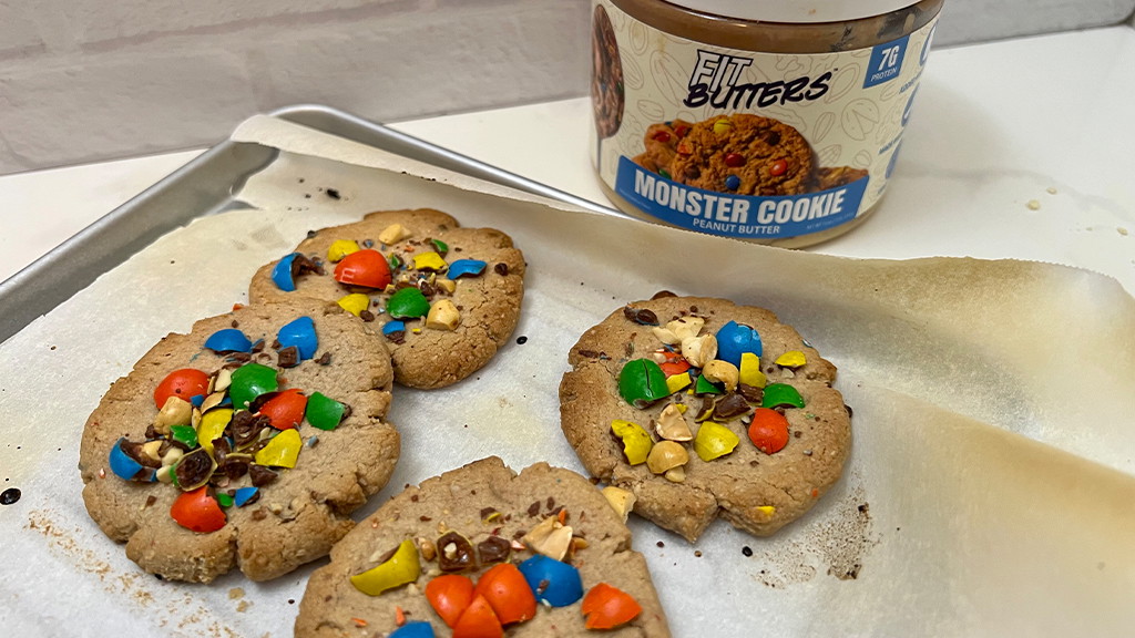Healthy FIt Butters Monster Cookies