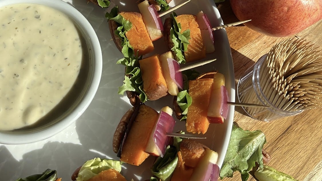 Image of Autumn Salad Bites with Ranch Dressing