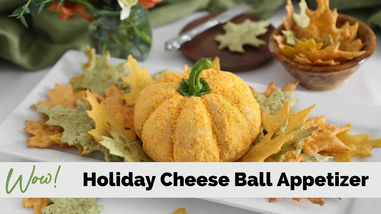 Image of Pumpkin Cheese Ball Appetizer