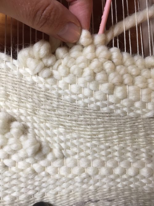 Image of I continued along with this process of weaving until I...