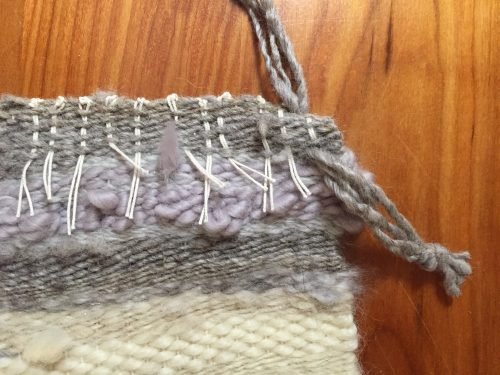 Image of To finish your project, cut the warp threads at the...