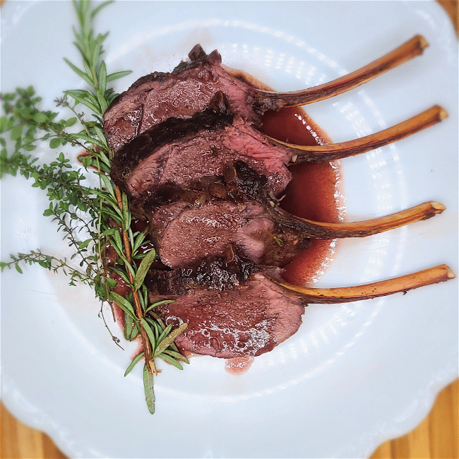 Image of Herb Roasted French Rack of Elk 