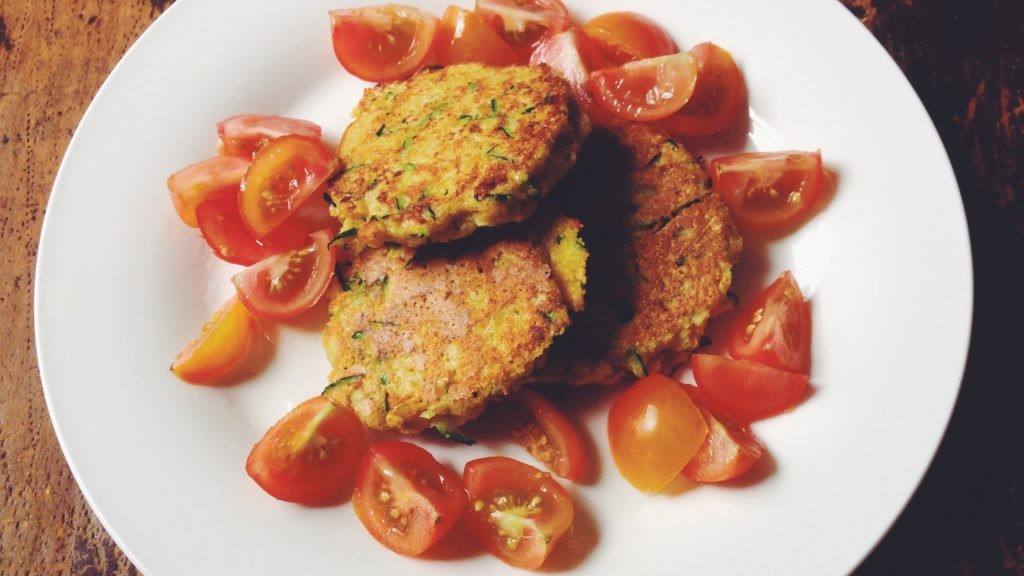 Image of Zucchini and Polenta Fritters