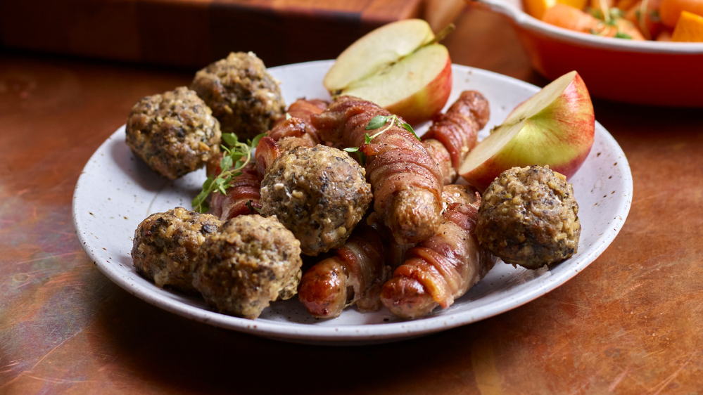 Image of Chestnut and Bacon Stuffing Balls