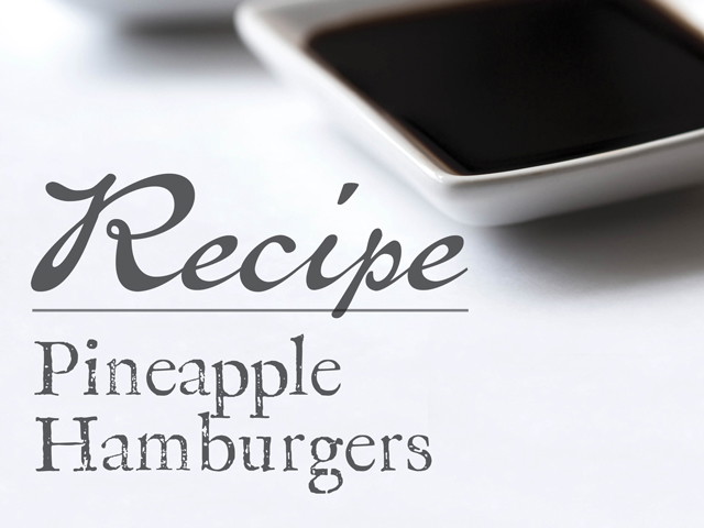 Pineapple Hamburgers