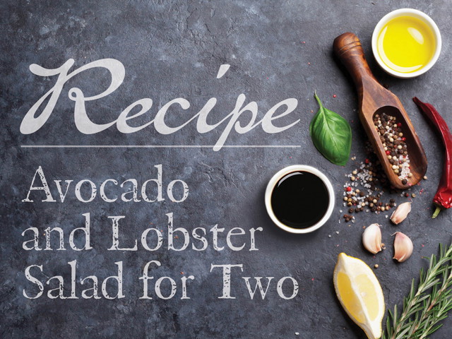 Avocado and Lobster Salad for Two