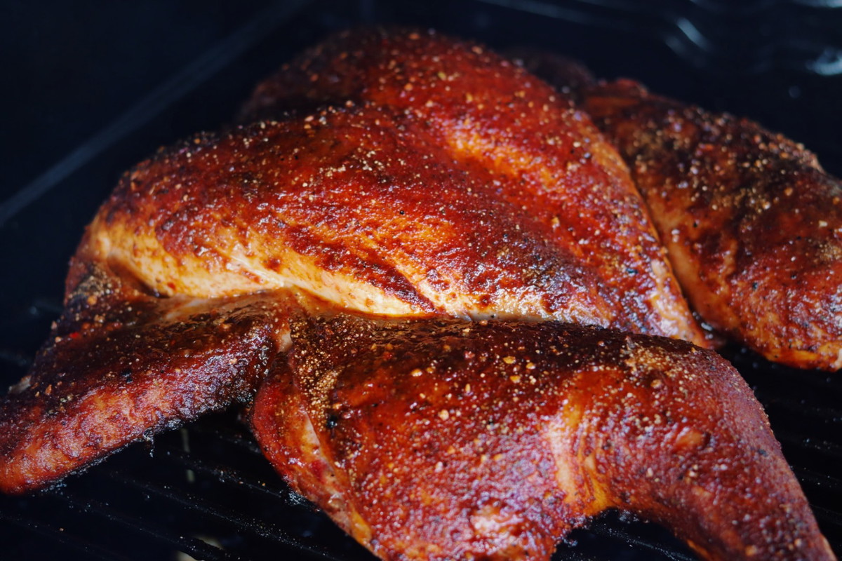 Smoked Spatchcocked Turkey