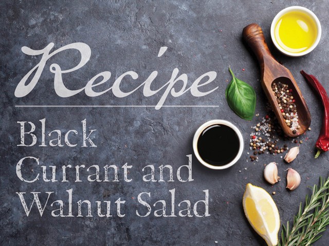 Image of Black Currant and Walnut Salad