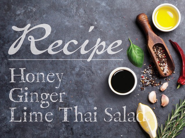 Image of Honey Ginger Lime Thai Salad