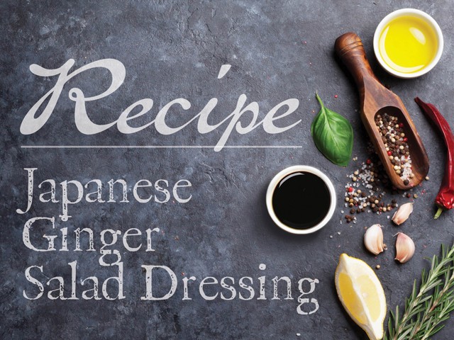 Image of Japanese Ginger Salad Dressing