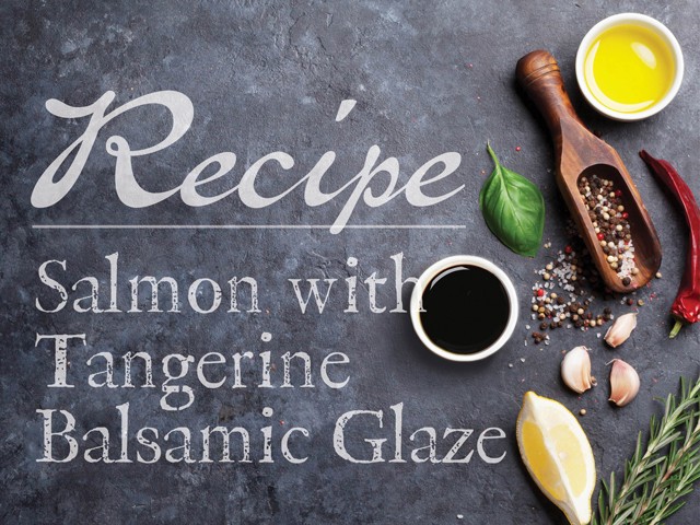 Image of Salmon with Tangerine Balsamic Glaze
