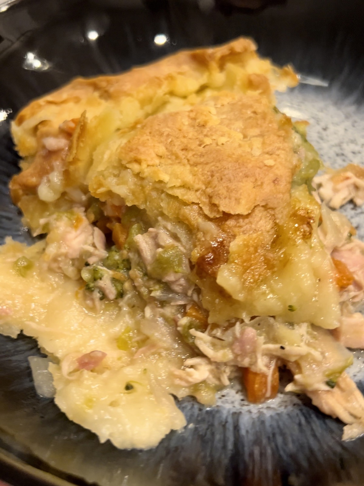Hatch Green Chile Turkey Pot Pie