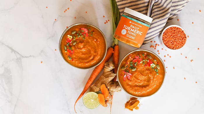 Image of Anti-Inflammatory Carrot Lentil Turmeric Soup
