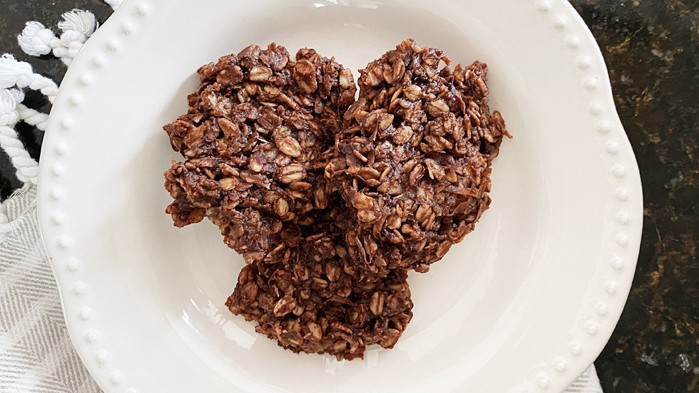 Image of Healthier No Bake Chocolatey Oat Cookies