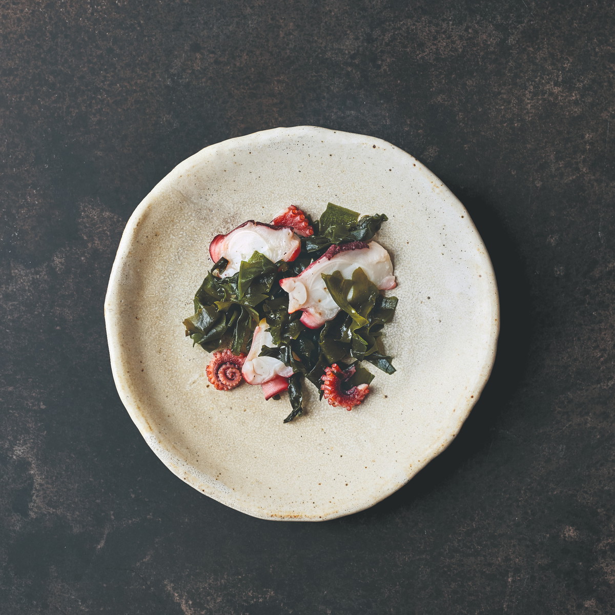 Recette poulpe et wakame au vinaigre
