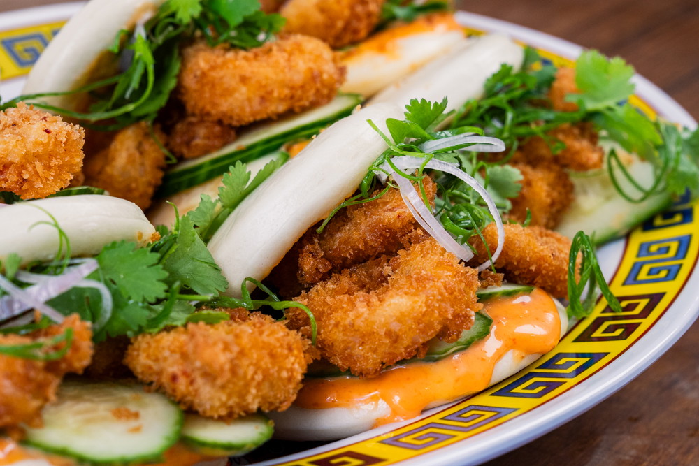 Bang bang prawn bao