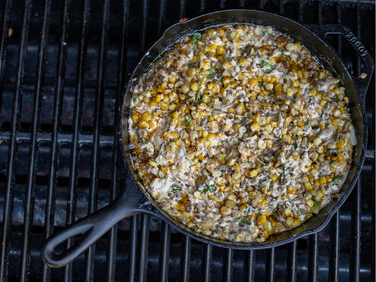 Image of Heat corn and beef mixture over medium heat, frequently stirring...