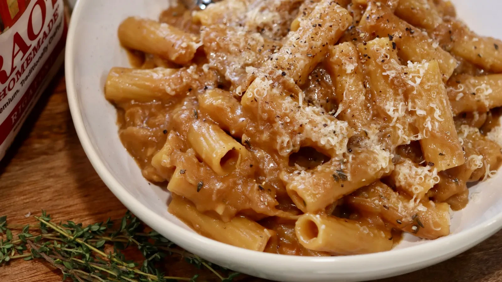 Image of @heresyourbite’s One-Pot French Onion Pasta