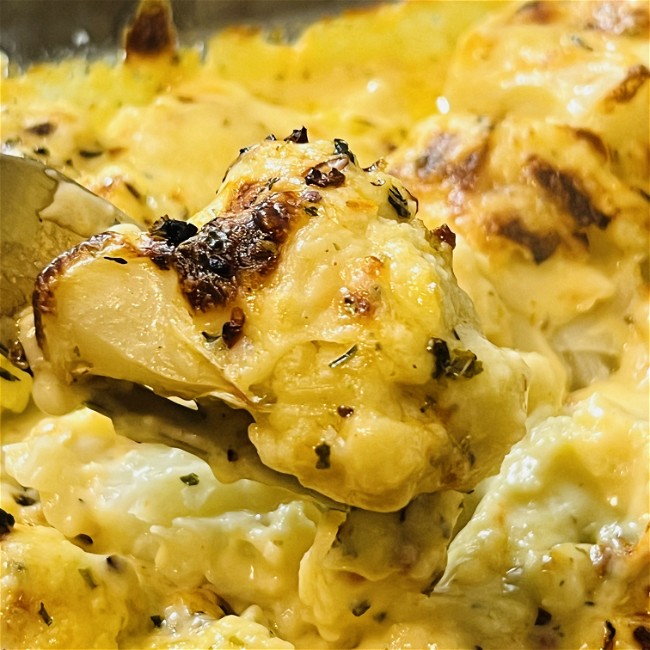 Image of Pizza Flavoured Cauliflower Cheese