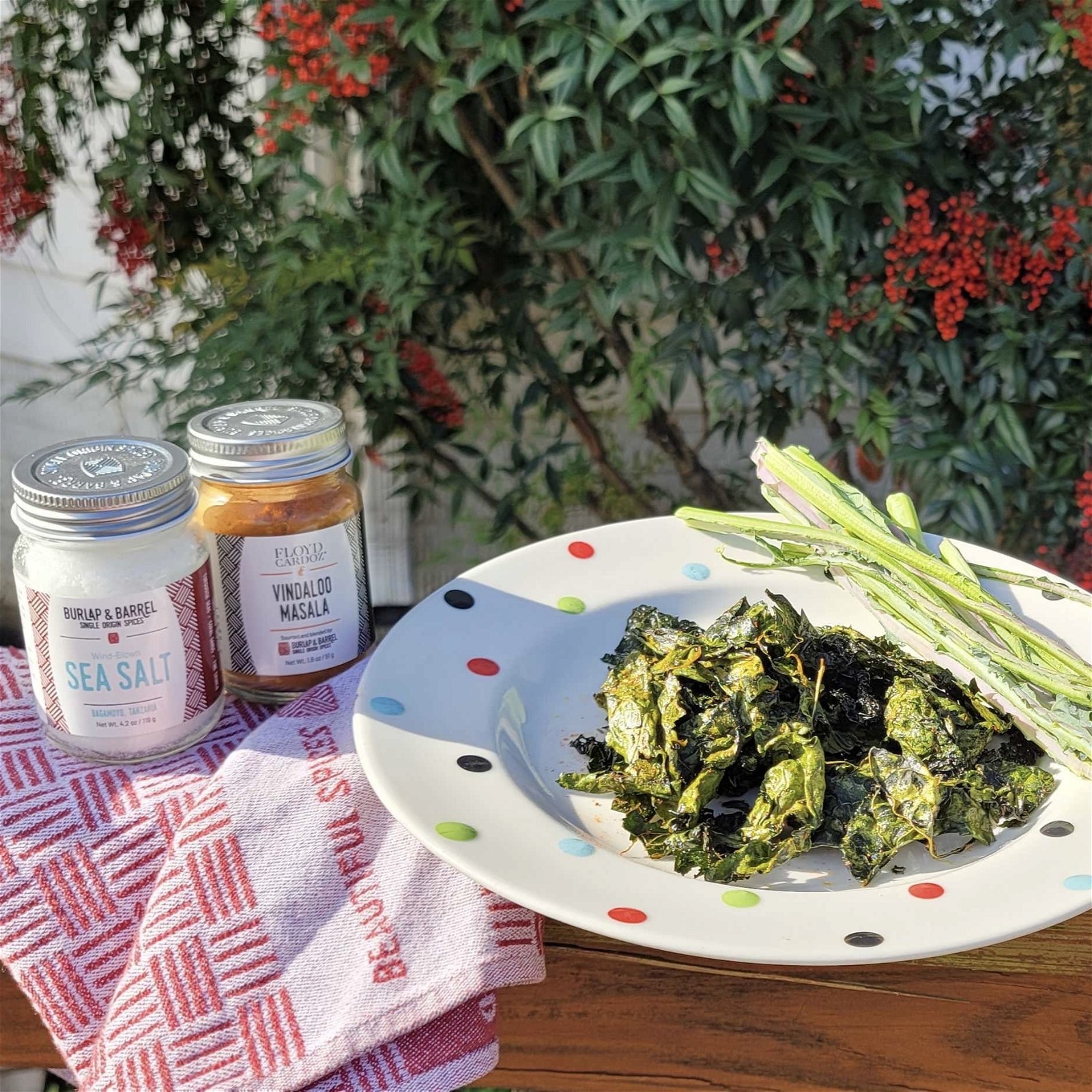 Image of Masala-Spiced Kale Chips