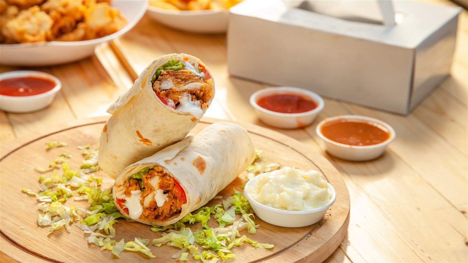 Image of South American Spicy Chicken wrap