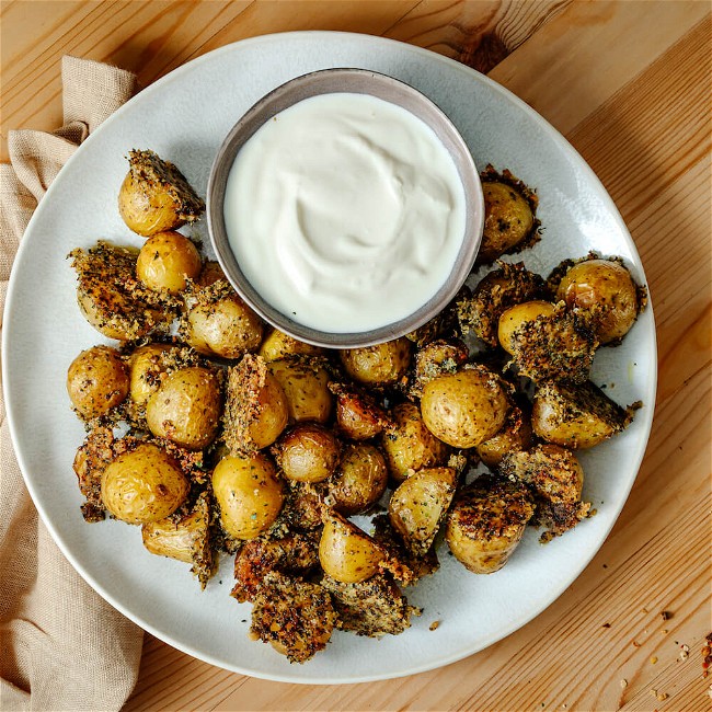 Image of Parmesan-Crusted Potatoes