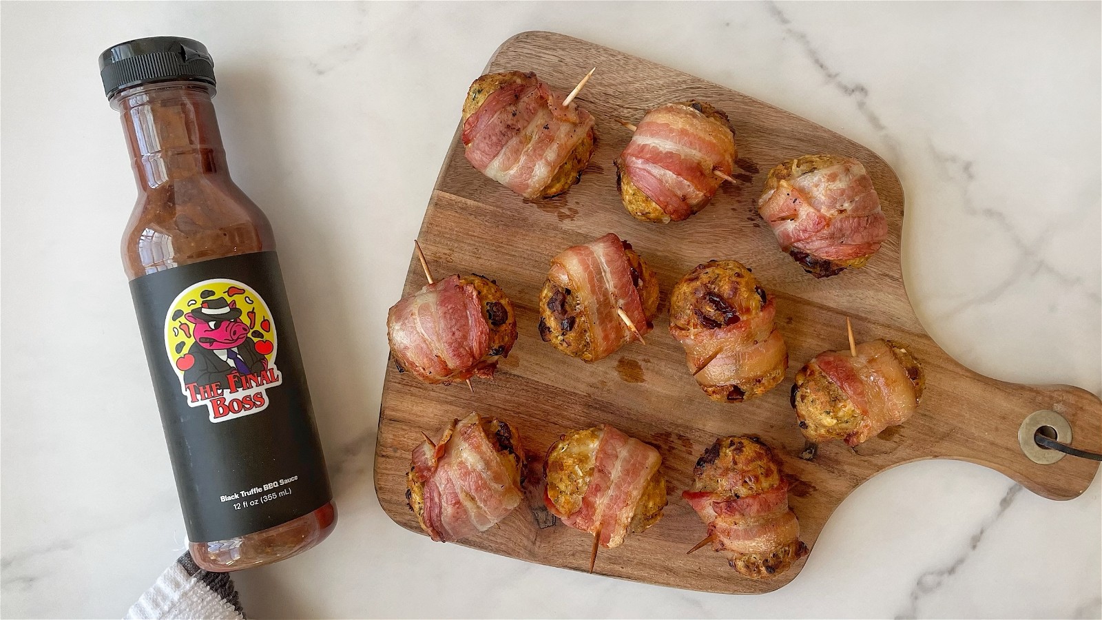 Image of Mouthwatering Thanksgiving Sides: Bacon-Wrapped Stuffing Balls