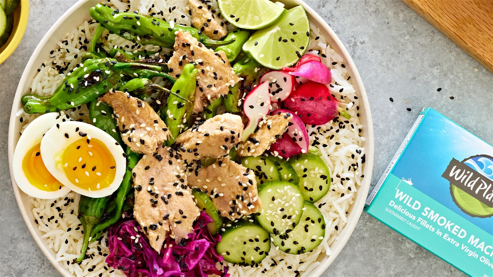 Image of Smoked Mackerel Rice Bowl