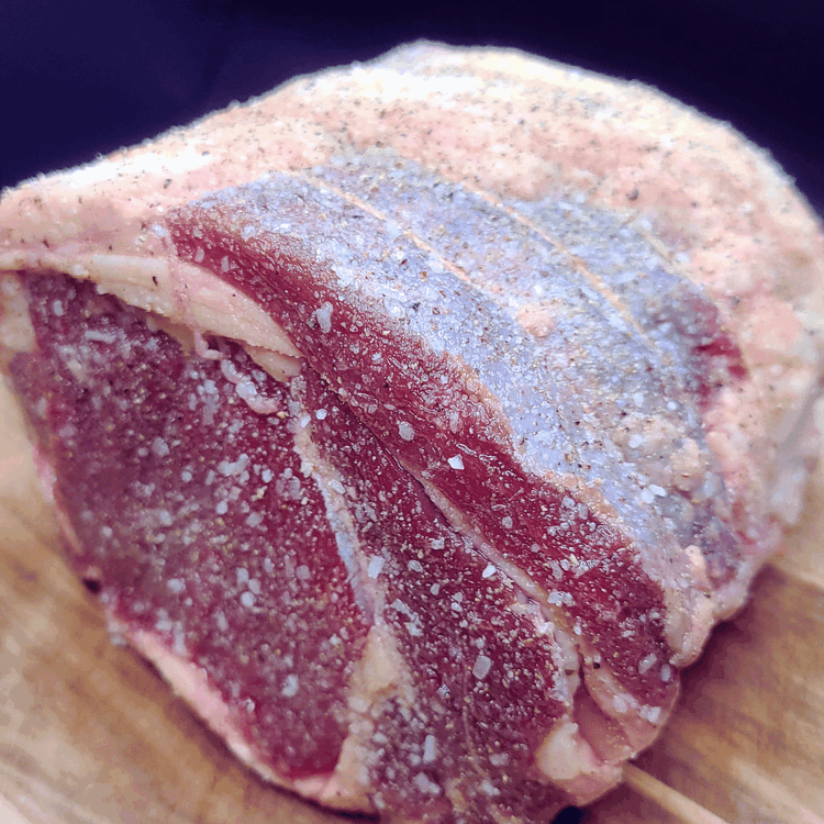 Image of Rub olive oil and then the spices on the roast ensuring it is evenly coated