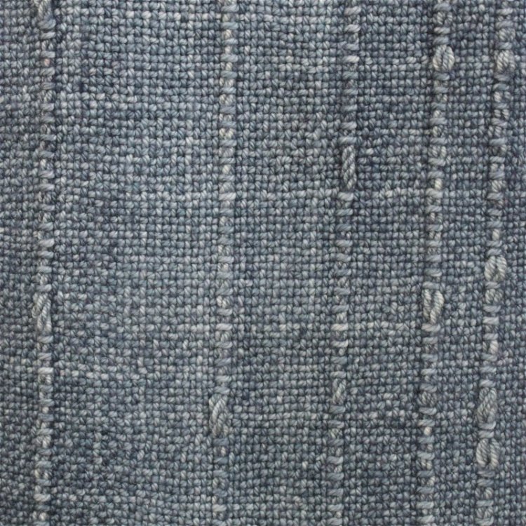 Image of The balance of the piece is primarily plain weave with...