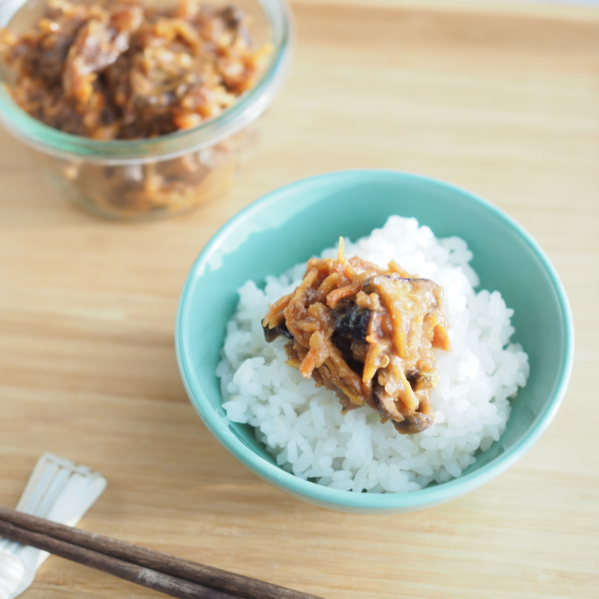 なすとにんじんのおかず味噌