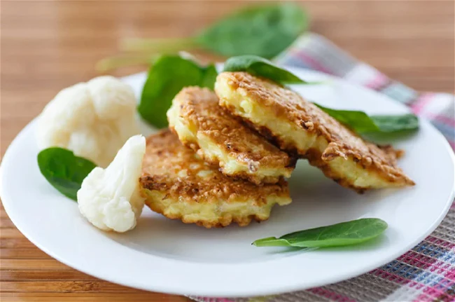 Image of Fried Cauliflower Patties Recipe